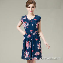 Women's Printed Sleeveless Dress